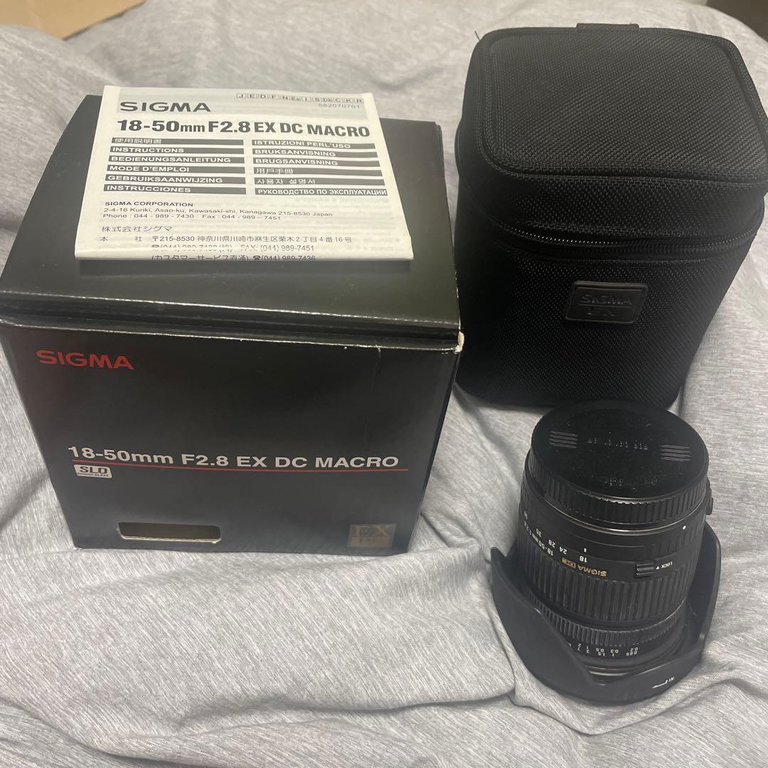 【SIGMA】DC 18-50mm F2.8 EX MACRO Canon用