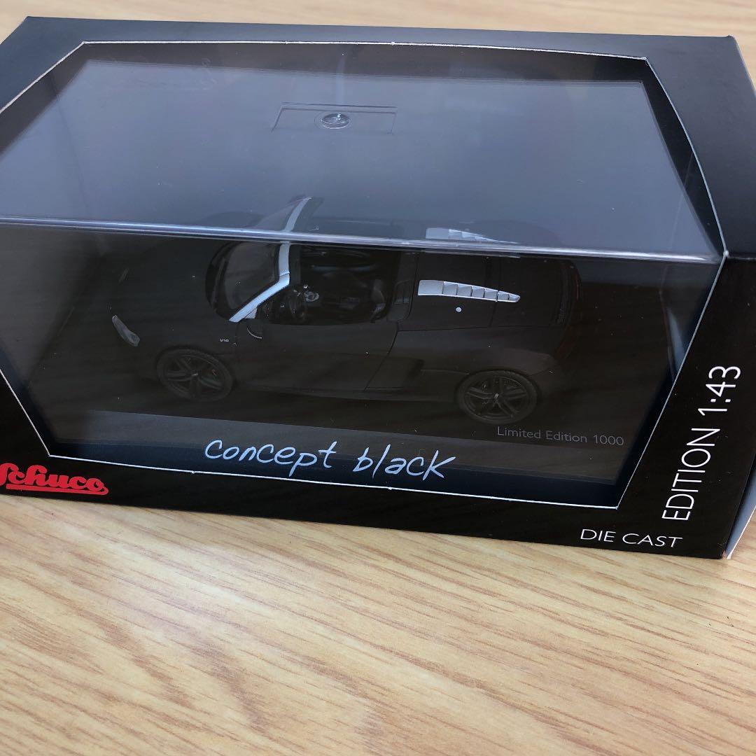 ミニカー Audi R8 Spyder 2012 concept black