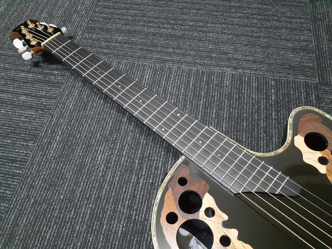 美品Ovation CU247 上位機種OP30搭載 指板エボニー染色 エレアコ