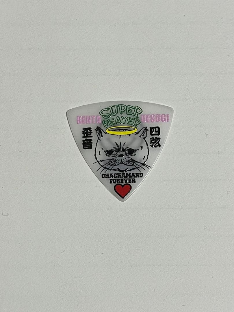 SUPER BEAVER 上杉研太さん本人使用ピック