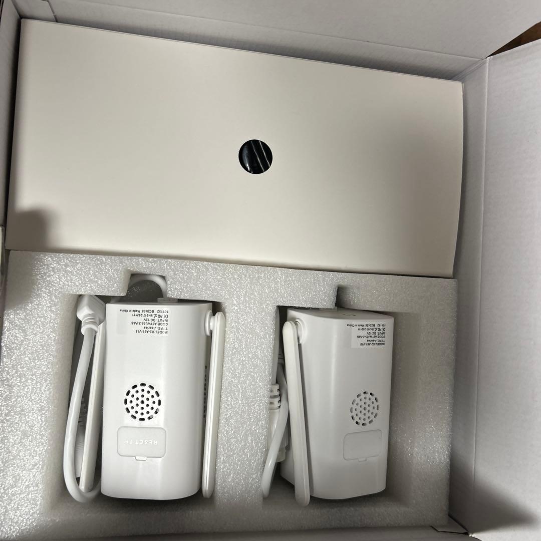 【800万画素対応・信号強化】防犯カメラ 屋外 2台 モニター付き