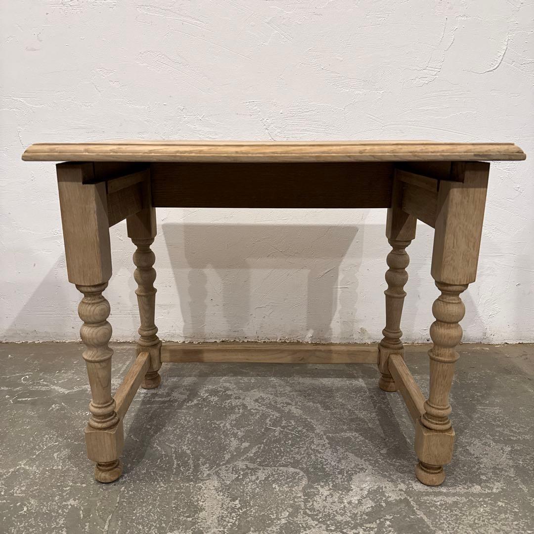 ヴィンテージ　木製サイドテーブル　剥離