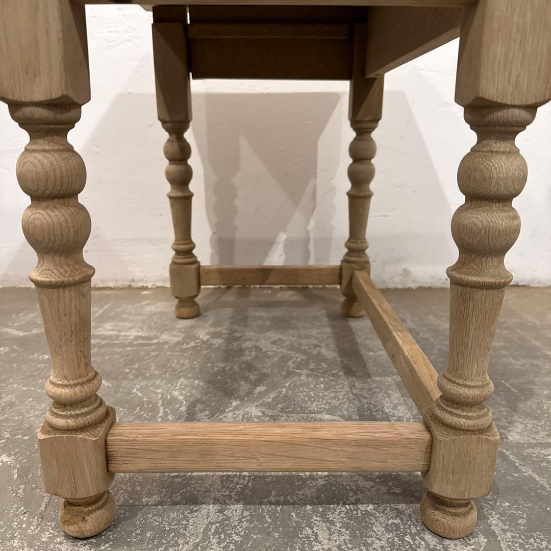 ヴィンテージ　木製サイドテーブル　剥離