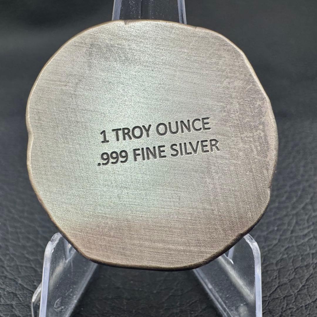 ドラクマ 銀貨 リストライク アンティークハンドメイド仕上げ 1オンス 純銀