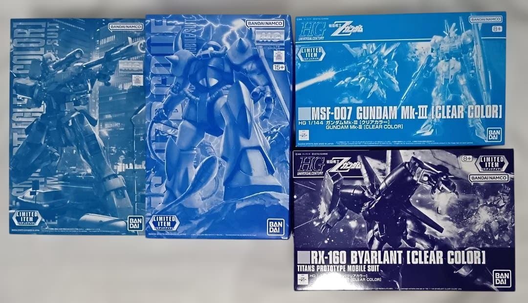 MG　HG　リミテッド　ガンプラ　4個セット