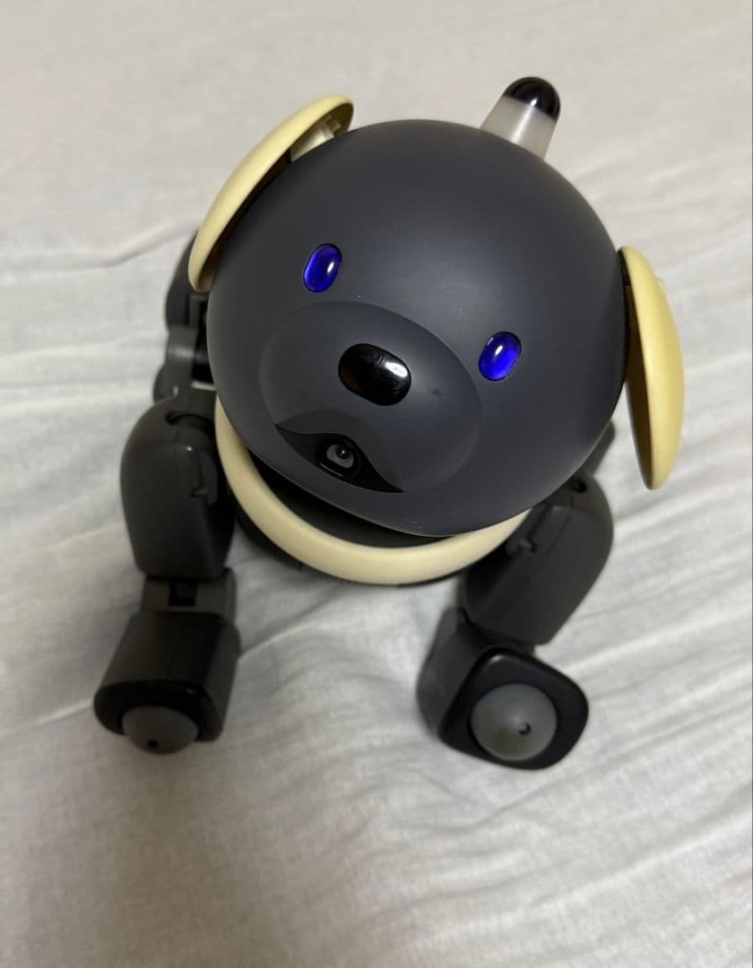 SONY AIBO ソニー　アイボ　ロボット　犬 マカロン 黒　グレー