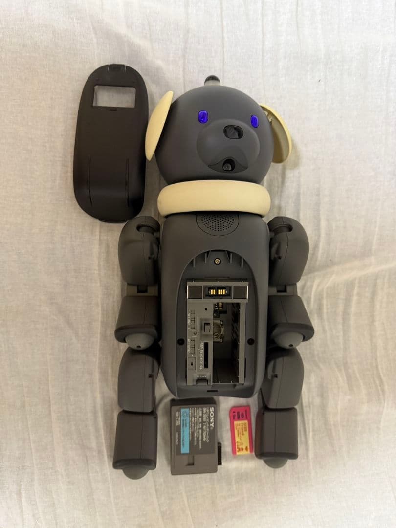 SONY AIBO ソニー　アイボ　ロボット　犬 マカロン 黒　グレー