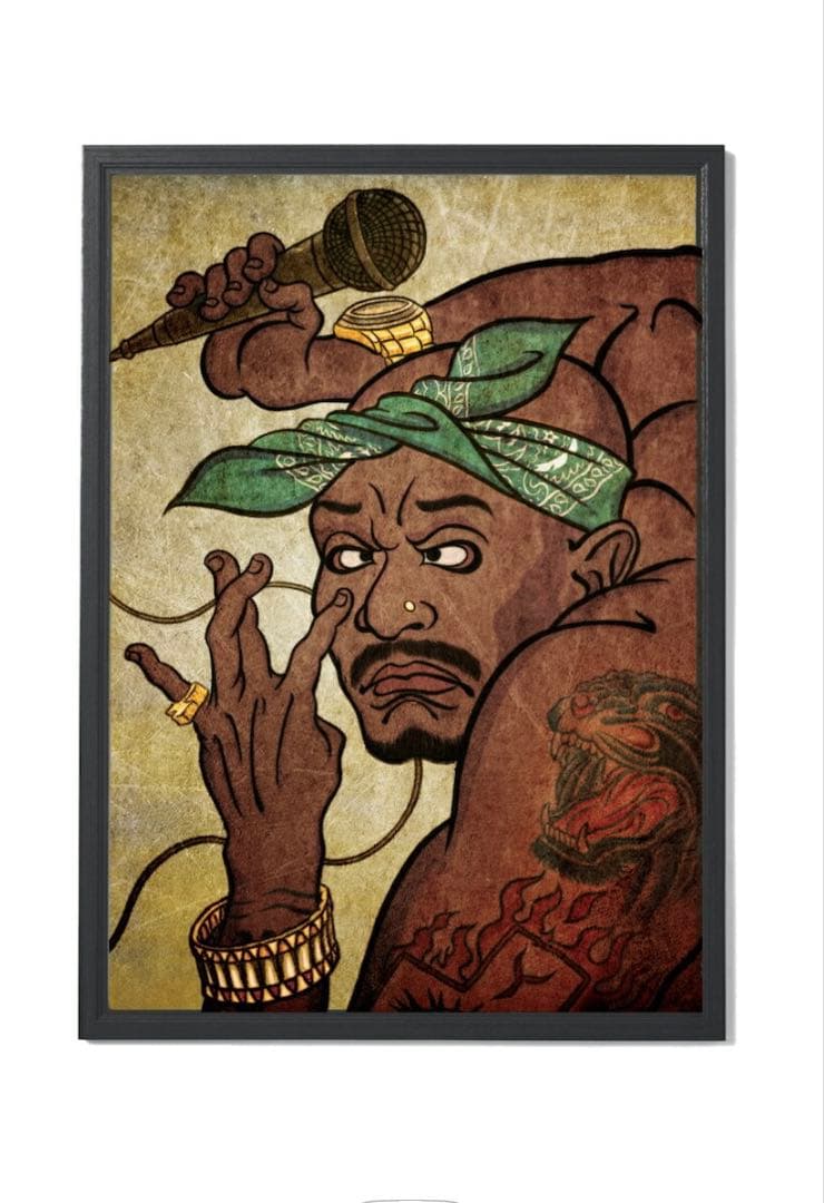 APPLEBUM 2Pac & Snoop Dogg A1ポスターセット