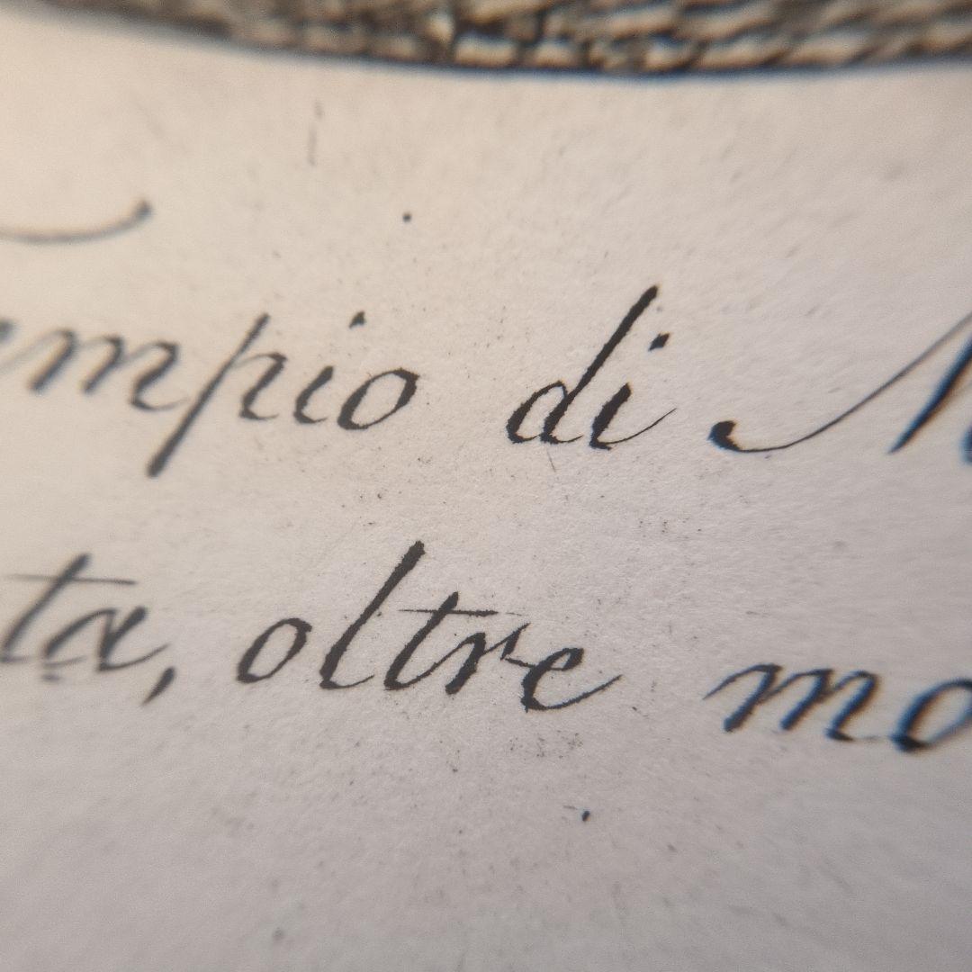 ローマ建築 ミネルウァ神殿 アンティーク版画