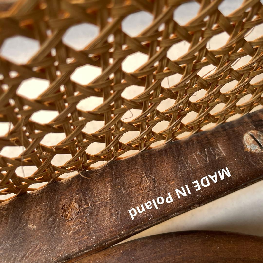 トーネット　マルニ　ベントウッド　ロッキングチェア　ラタン　曲木　ヴィンテージ