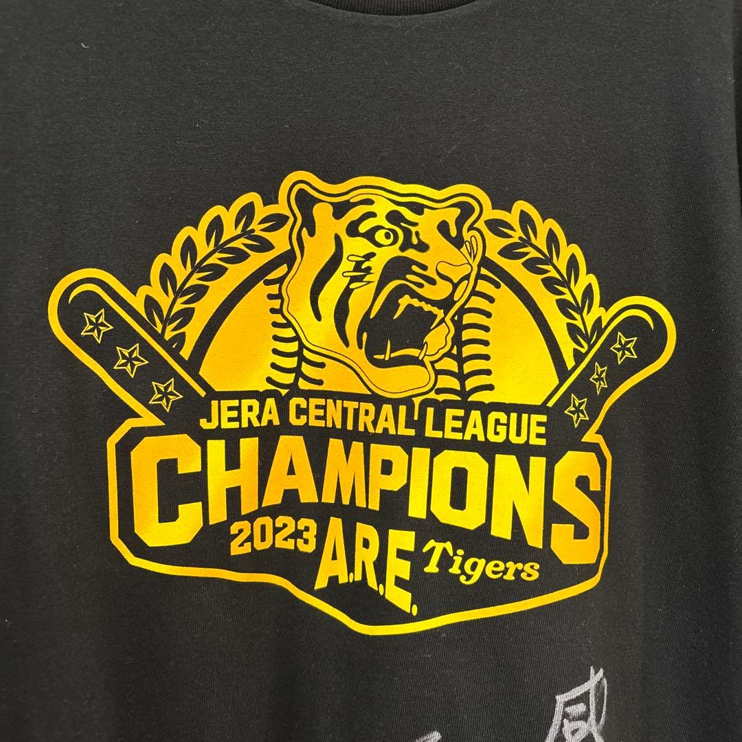 未使用品 阪神タイガース 伊藤将司 サイン入り セリーグチャンピオンシャツ L