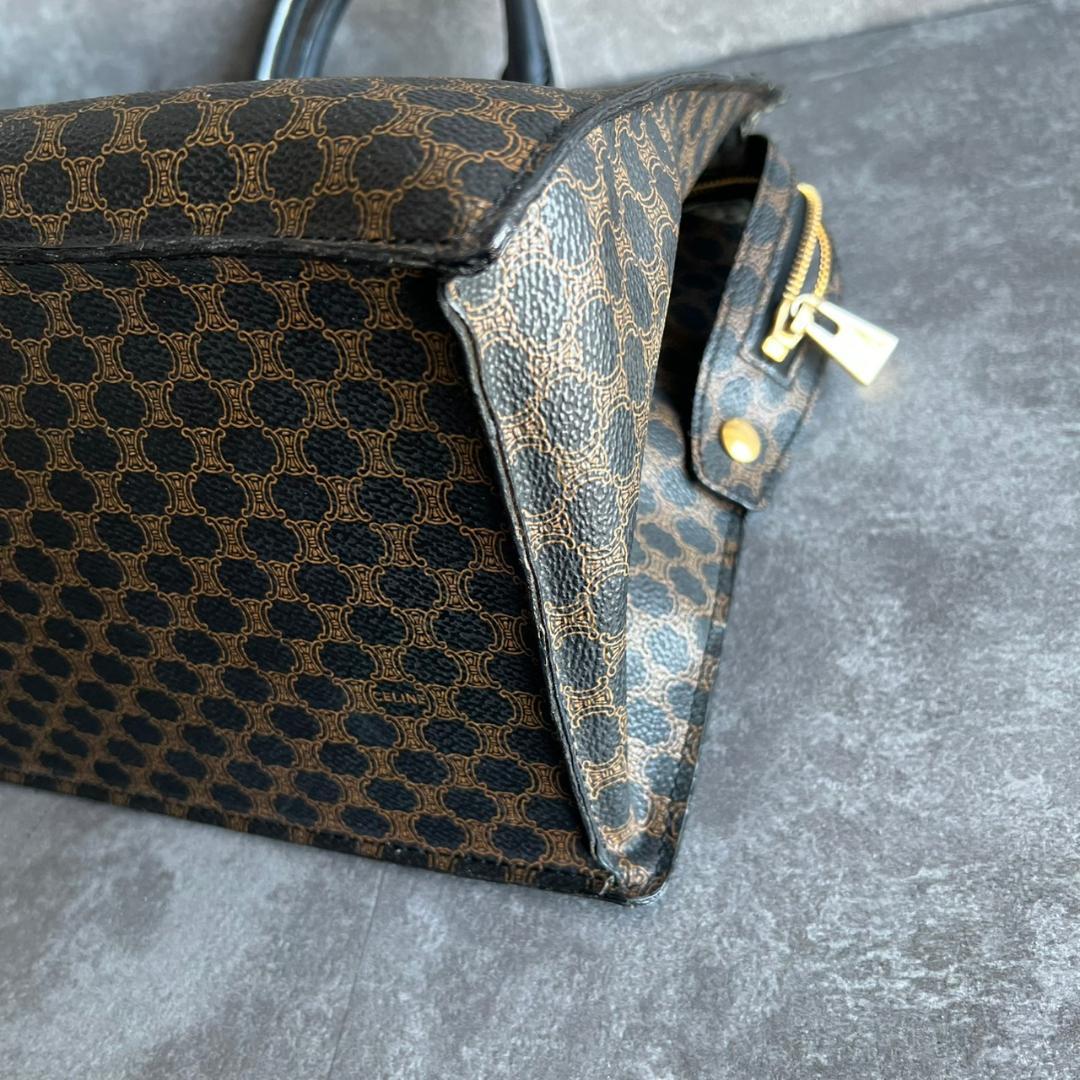⭐️CELINE⭐️セリーヌ マカダム トートバッグ ブラック A4収納可