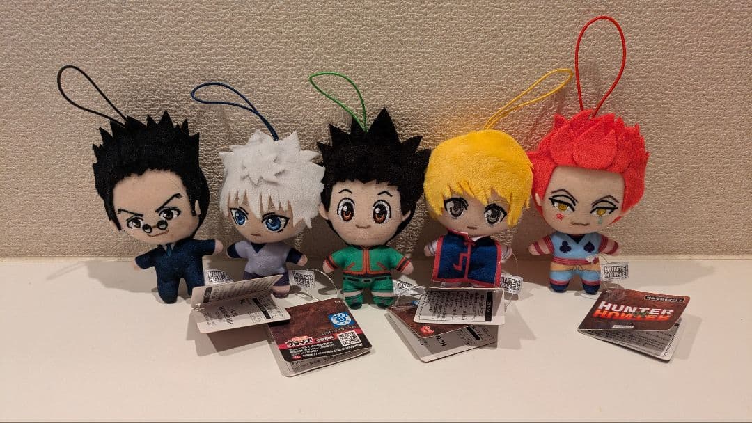 HUNTER×HUNTER マスコットぬいぐるみ 全5種コンプリートセット