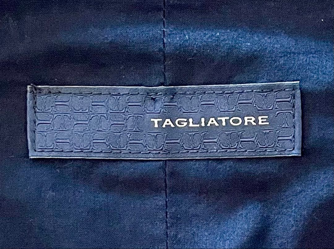 ✨美品 タグ有⚜️TAGLIATORE⚜️ジレ ベスト 襟付き