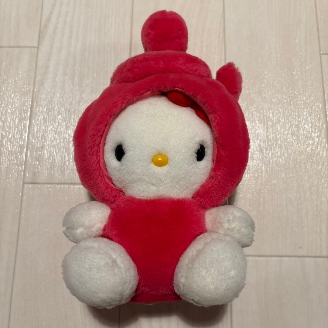 希少レアサンリオ2002年スネークハローキティぬいぐるみ当時物00sヘビ蛇干支