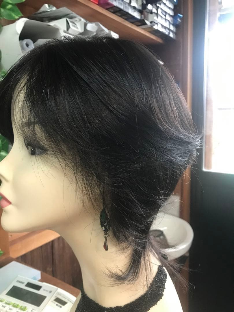 医療用フルウィッグ　ショートウルフ