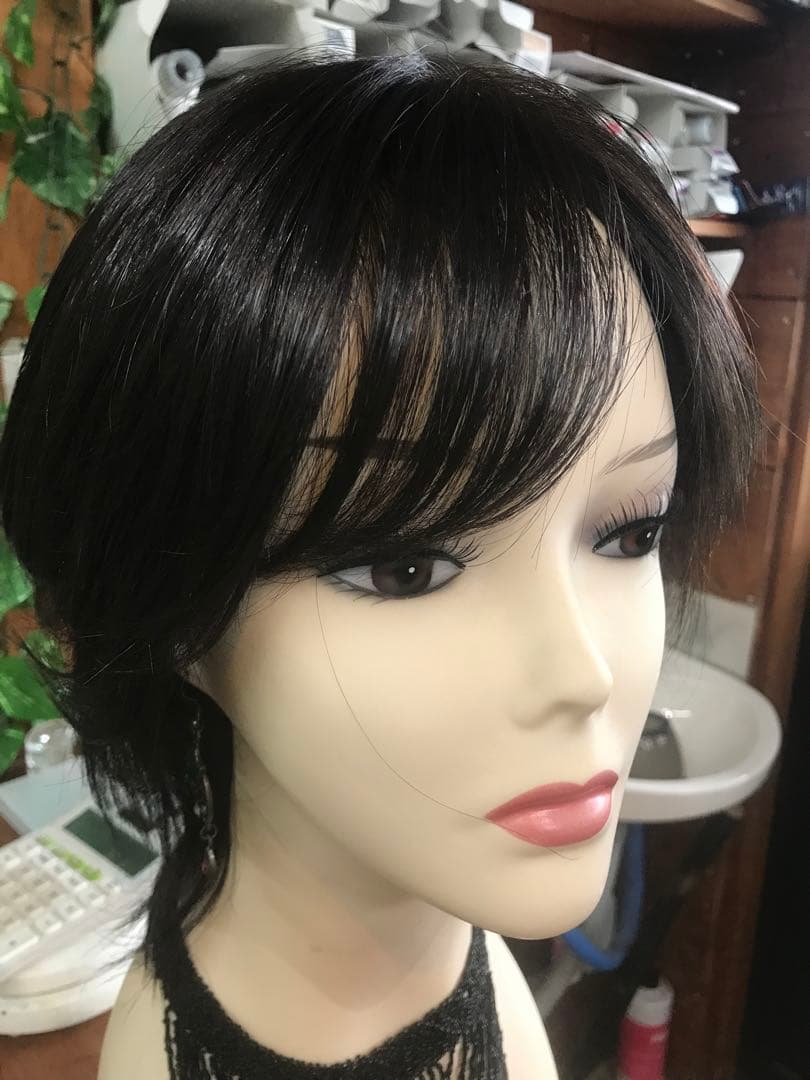 医療用フルウィッグ　ショートウルフ