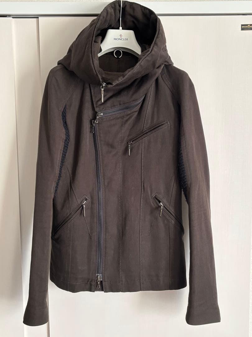 ダークブラウン スリムフィットジャケット