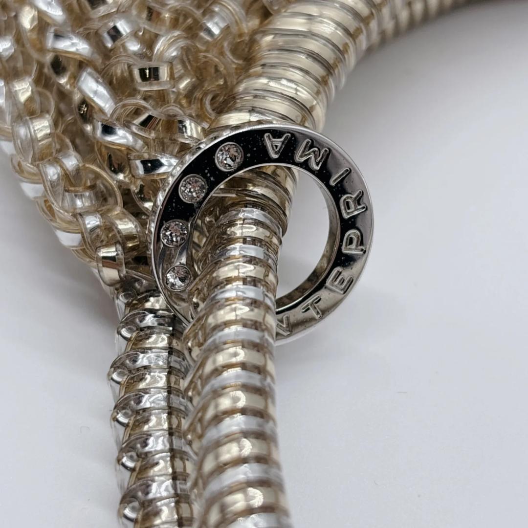 アンテプリマ　ワイヤーバッグ　ゴールド　レディース