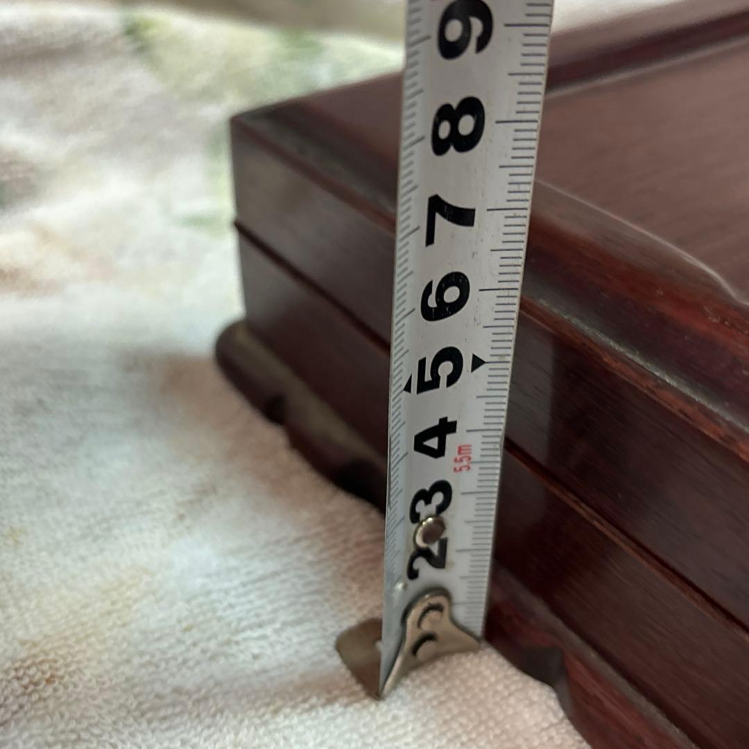 新品未使用 中国古玩 黄花梨紫檀 木製文箱 砚箱 書類ケース 小物入れ