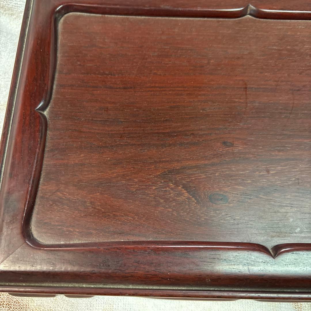 新品未使用 中国古玩 黄花梨紫檀 木製文箱 砚箱 書類ケース 小物入れ