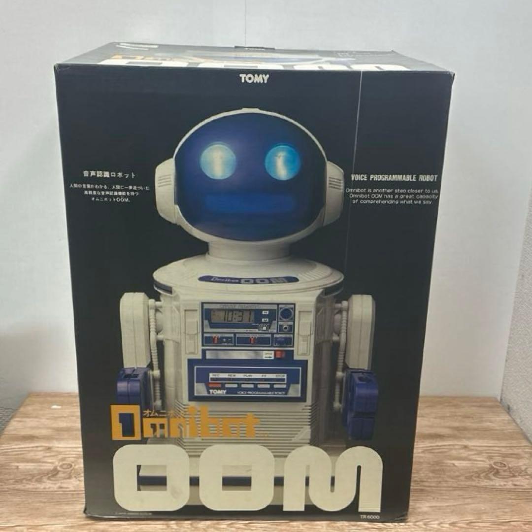 初代 TOMYオムニボット 当時モノ スペースエイジ【ジャンク】 元箱付き