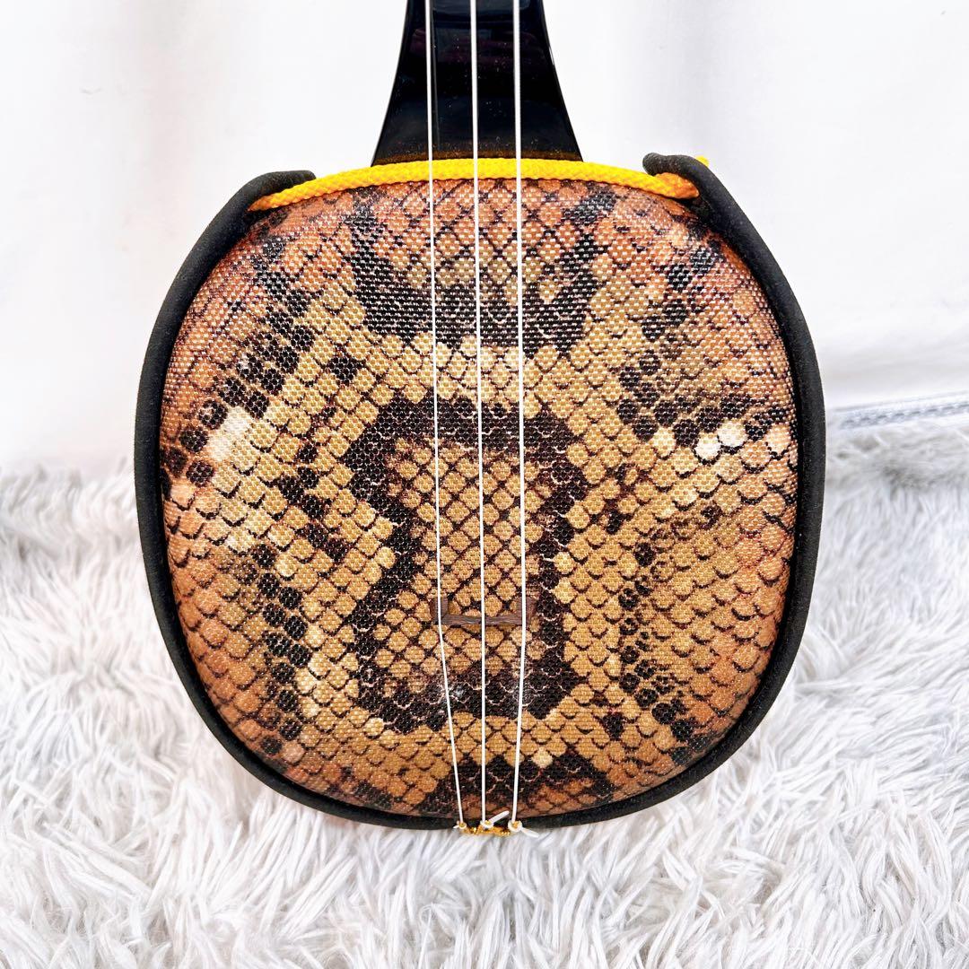 沖縄三線 三味線　合皮　初心者オススメ　ケース付