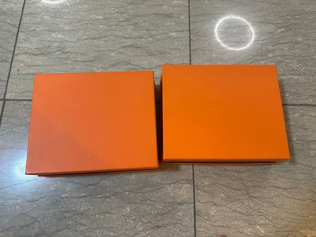 エルメス　ミニエブリン　空箱　ミニエヴ　tpm 空箱　ミニエブ　2個セット