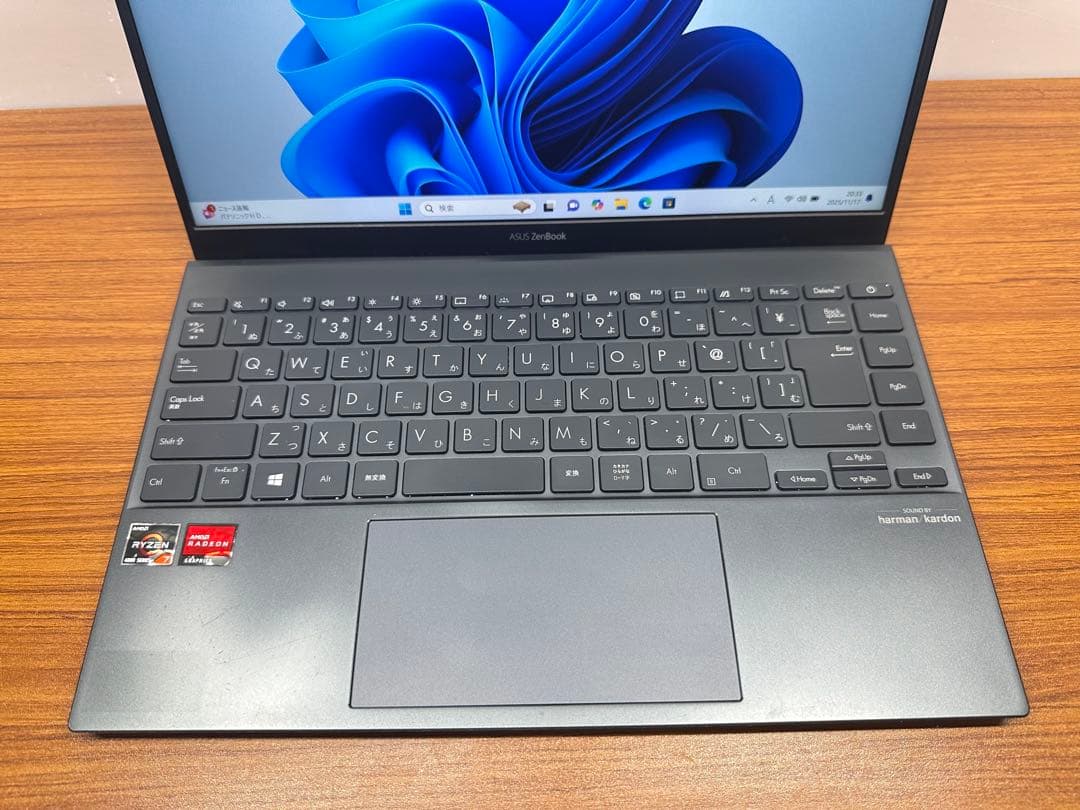 Windowsノート本体 ASUS Zenbook 14 Ryzen 7 4700 8GB 512GB