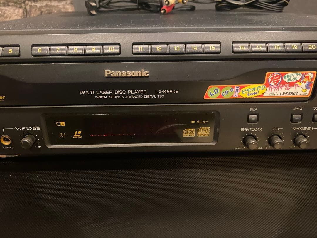 Panasonic　 マルチレーザーディスクプレーヤーLX-K580V