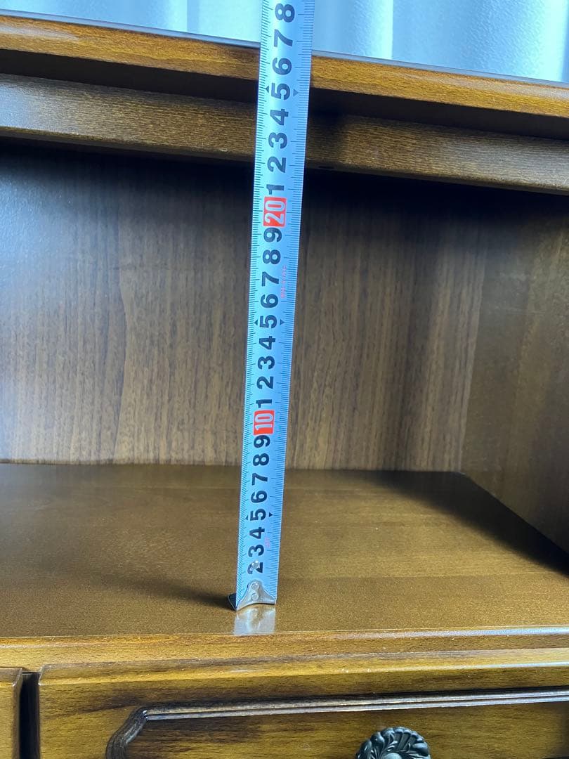 最終値下げ　カリモク コロニアル サイドチェスト / レトロ電話台 キャビネット