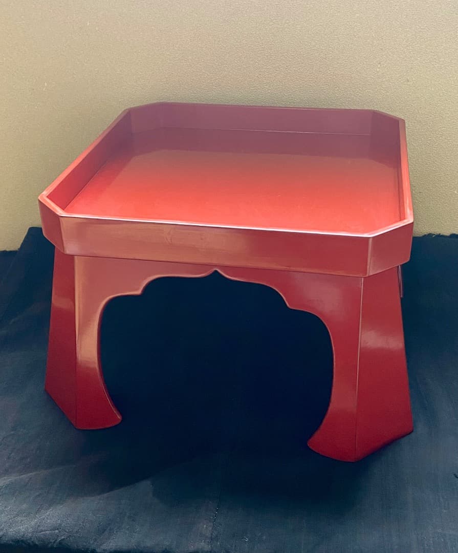 能登蔵出し 輪島塗 朱漆 脚付膳 / 時代 朱塗 漆器膳 正月