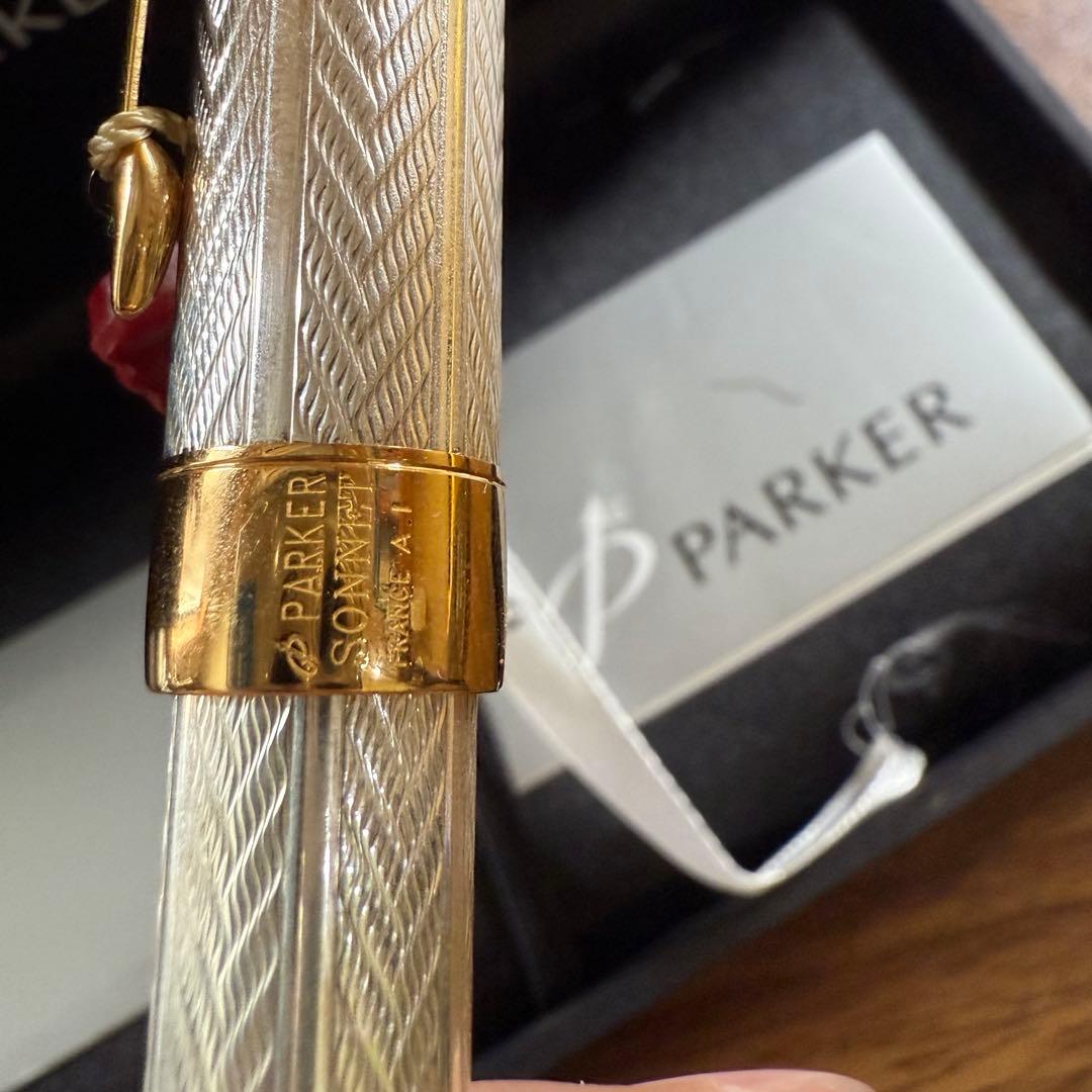 Parker Sonnet 万年筆 シルバー・ゴールド