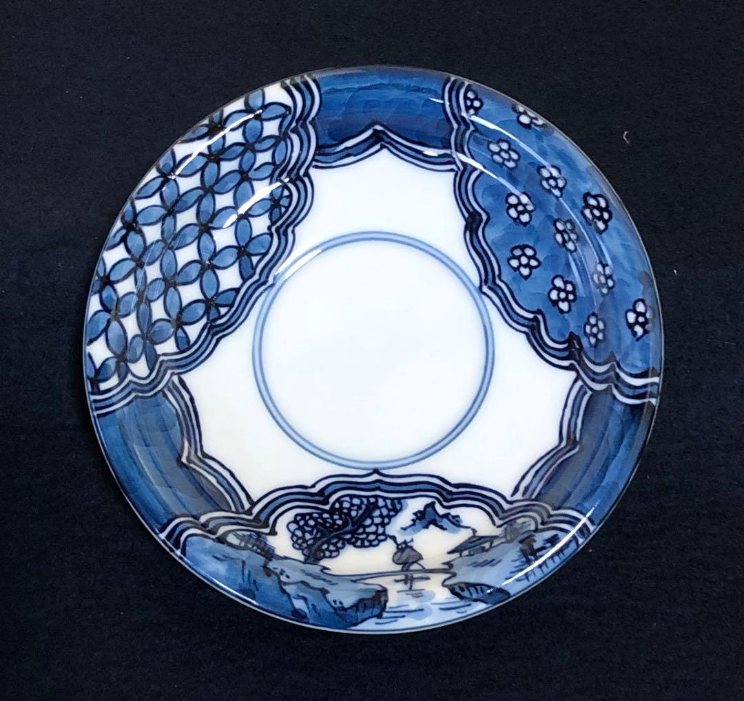 《レ》有田焼 祥瑞手 碗皿6客組 源右衛門作 共箱 251125え6