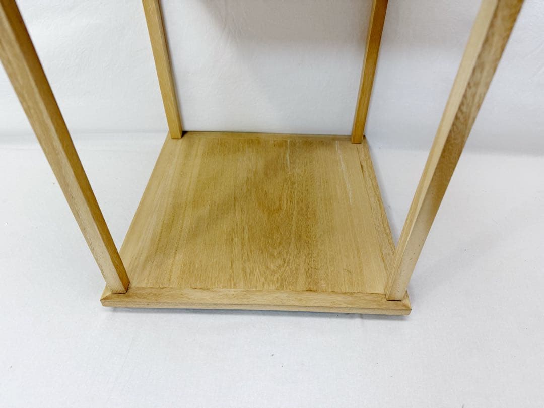 ほぼ未使用 茶道具 桐木地 坐忘斎好写 雲鶴棚 組み立式 元箱