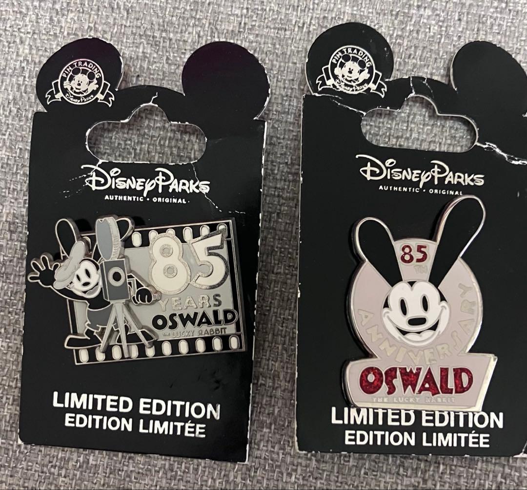 1/24限定値下‼️ レア 希少品 ディズニー オズワルド 85周年 ピンバッジ
