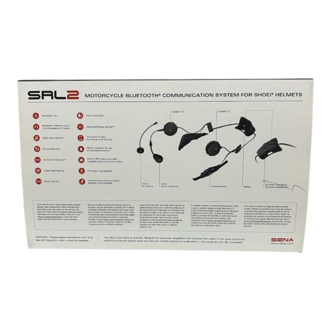 SENA インカム　SHOEI SRL2 Bluetooth バイク