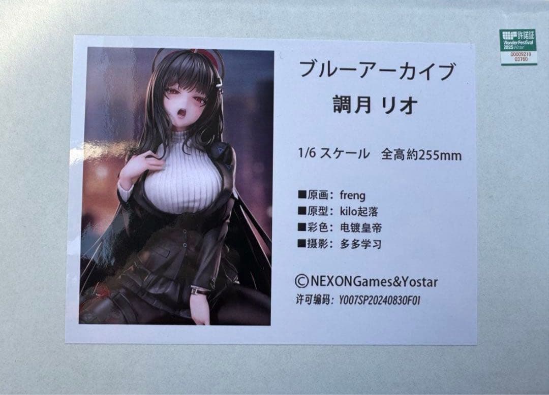 wf2025w 調月リオ ガレージキット AWAKEN kilo