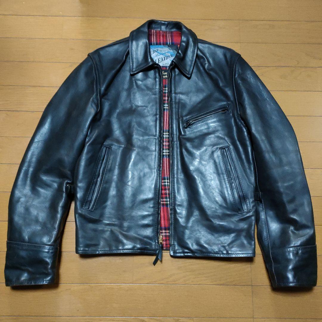 おでんです!　エアロレザー　ライダース　ハーフベルテッド