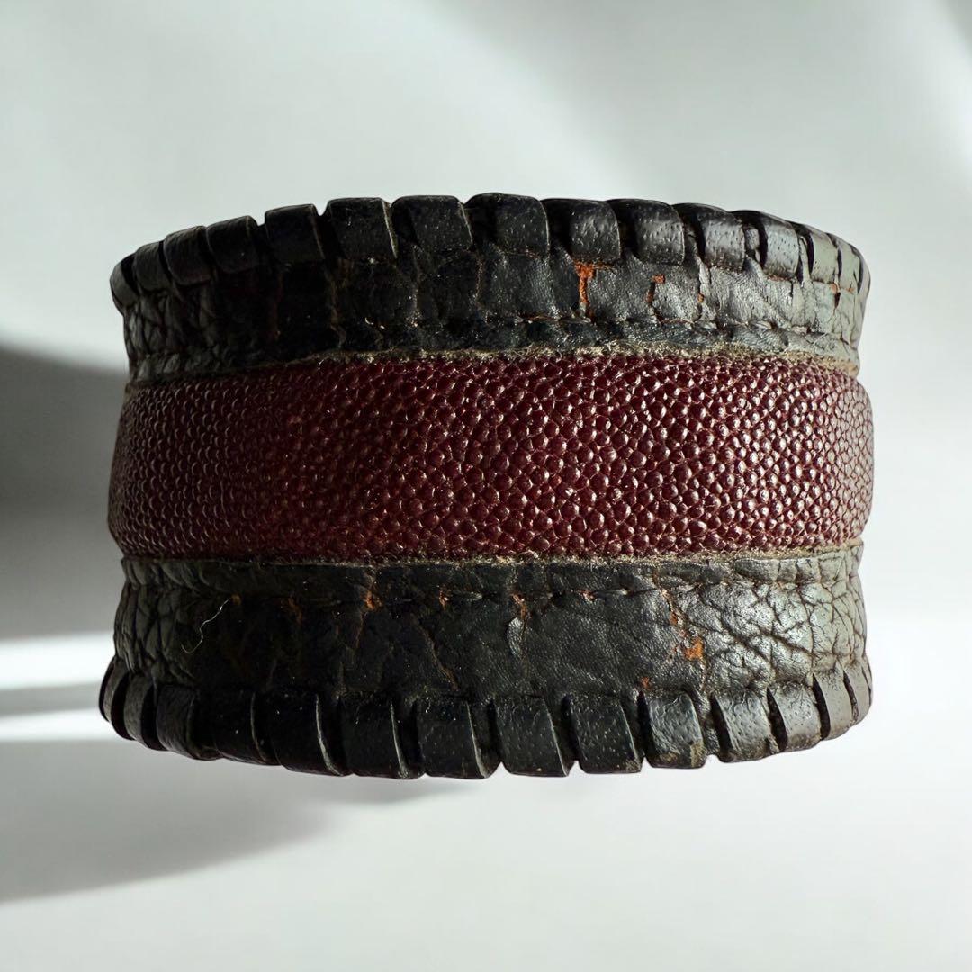 ガボールヴァンアンバーグレザーズ Van Amburgスティングレイバーガンディ