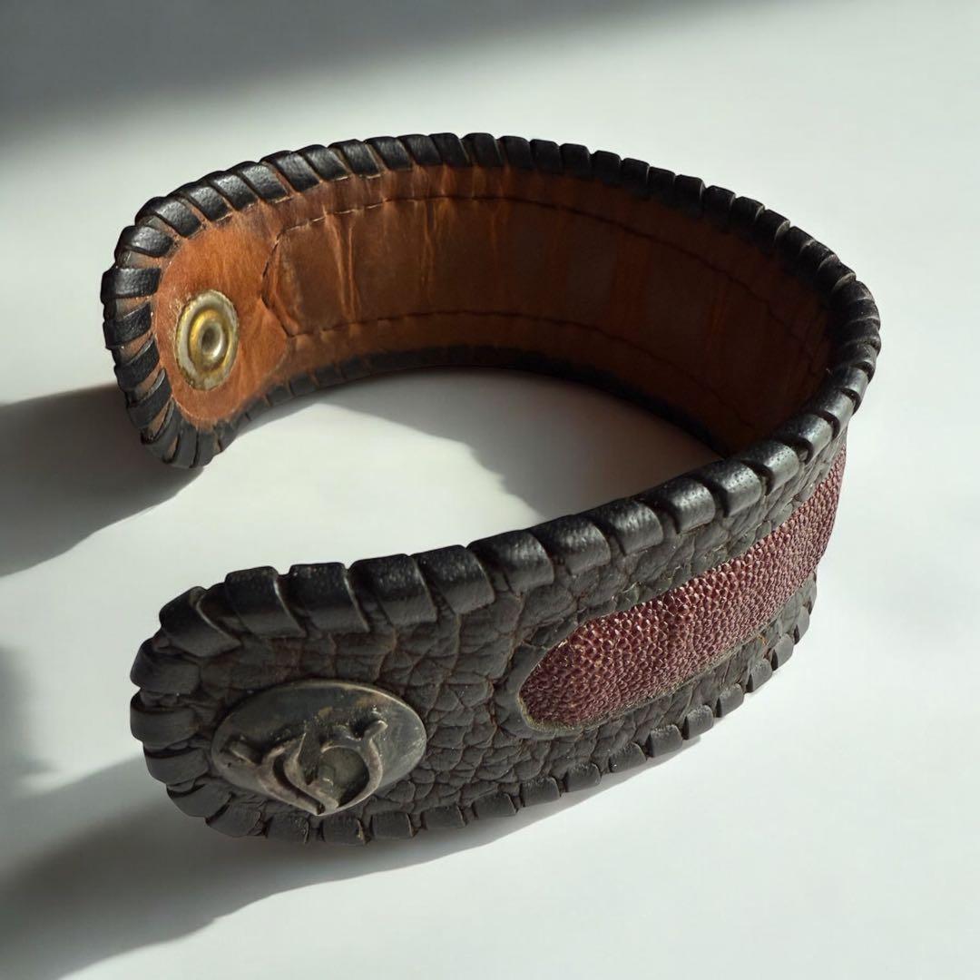 ガボールヴァンアンバーグレザーズ Van Amburgスティングレイバーガンディ