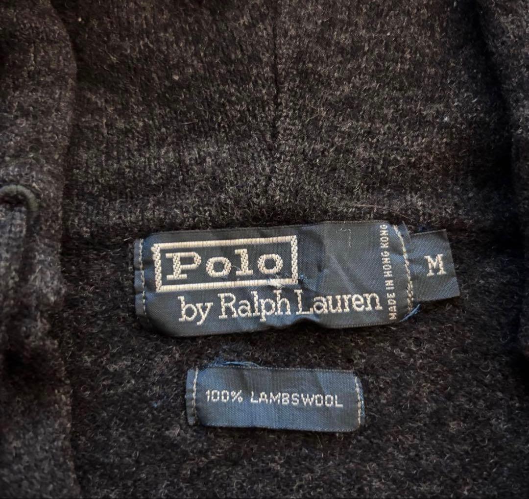 90s Polo Ralph Lauren ウールニット　パーカー ヴィ