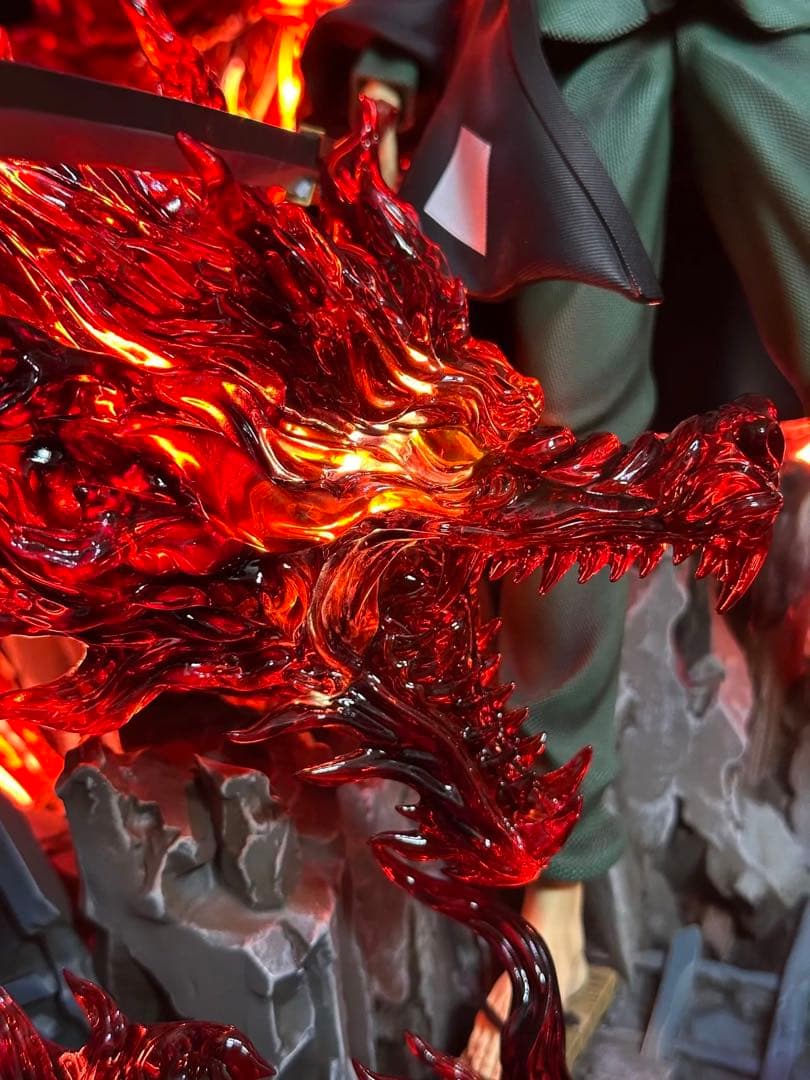 ブリーチ　浦原喜助　破道の九十九　五龍転滅　ガレージキッド　フィギュア　透明版