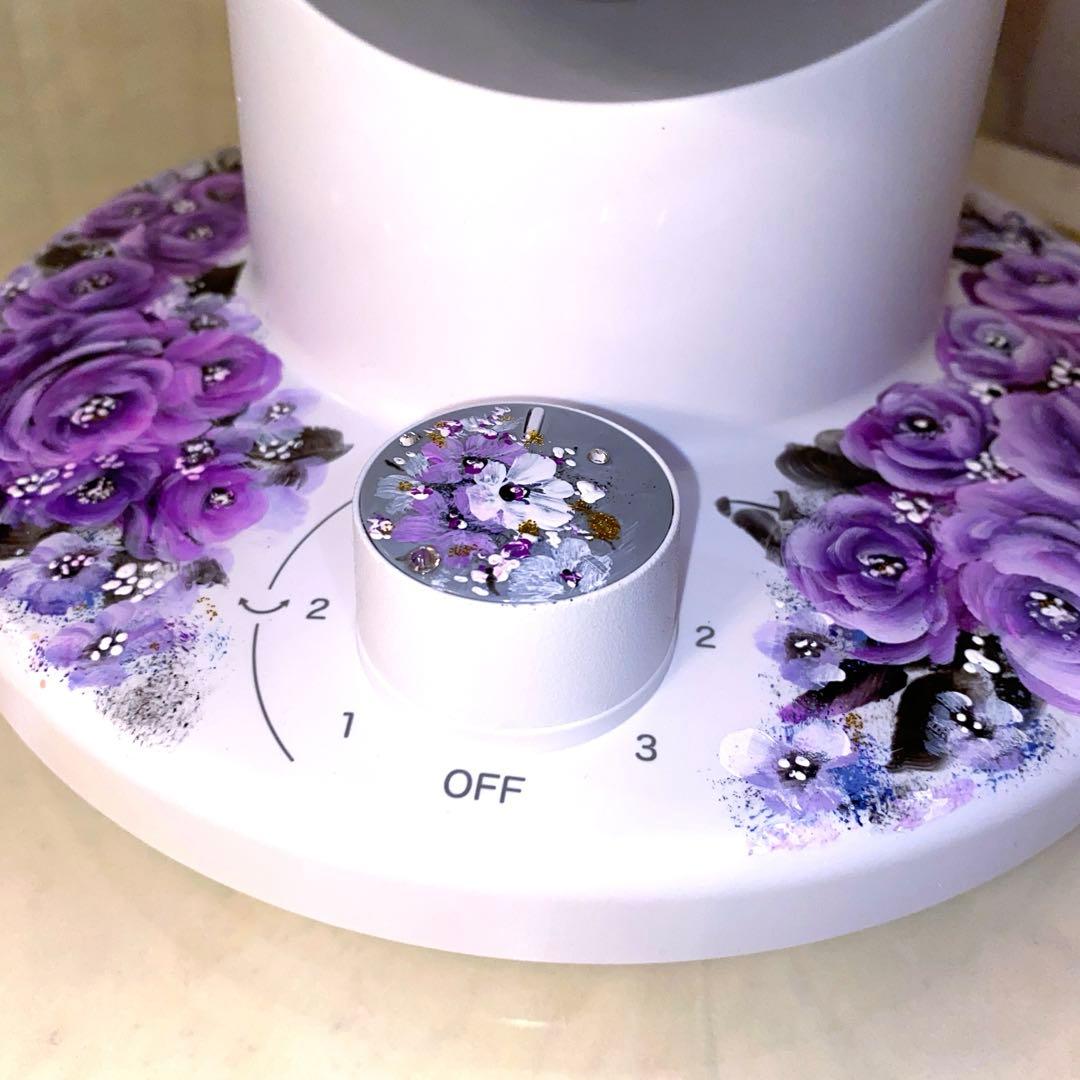 スマホポシェット　サーキュレーター　薔薇　手描き　トールペイント