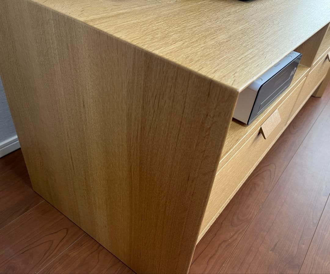 処分！【家具蔵　KAGURA 無垢材テレビ台 120cm モダンデザイン】