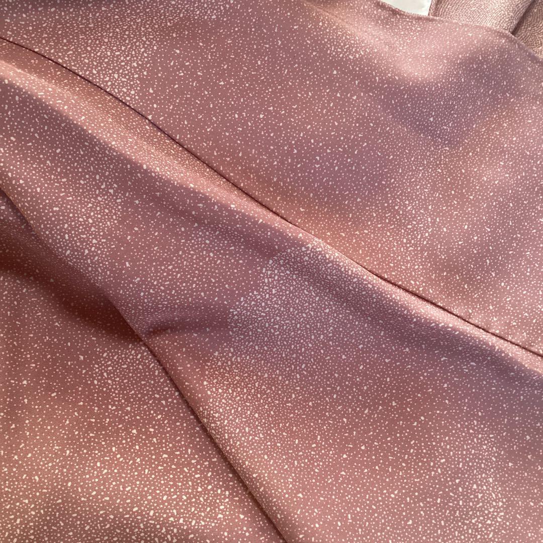 ほぼ未使用品　高級江戸小紋 手彫り作家名落款　共八掛　上品