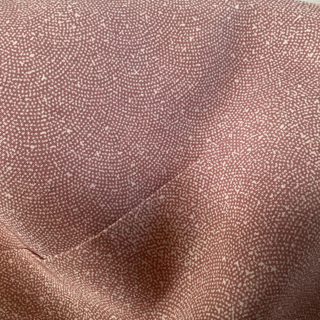 ほぼ未使用品　高級江戸小紋 手彫り作家名落款　共八掛　上品