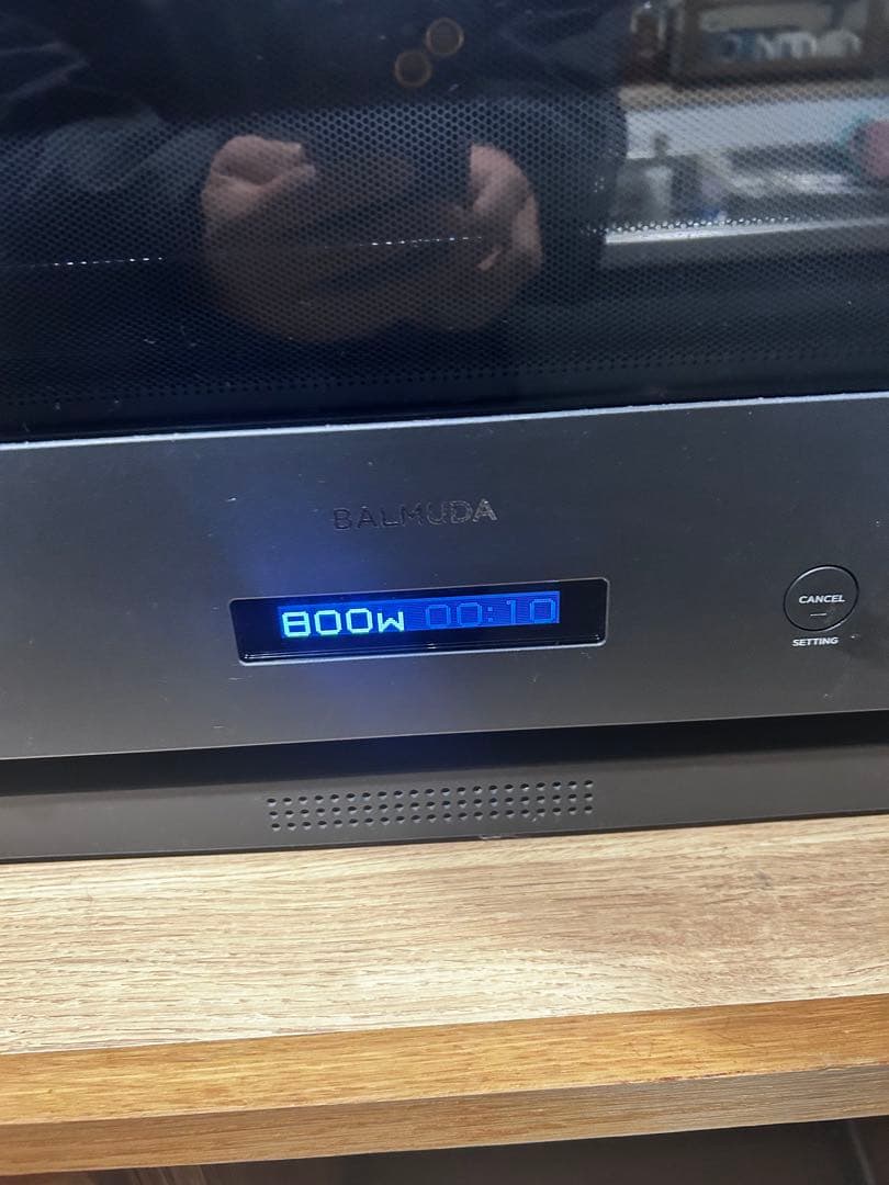 値下げ　BALMUDA オーブンレンジ　K04A-BK