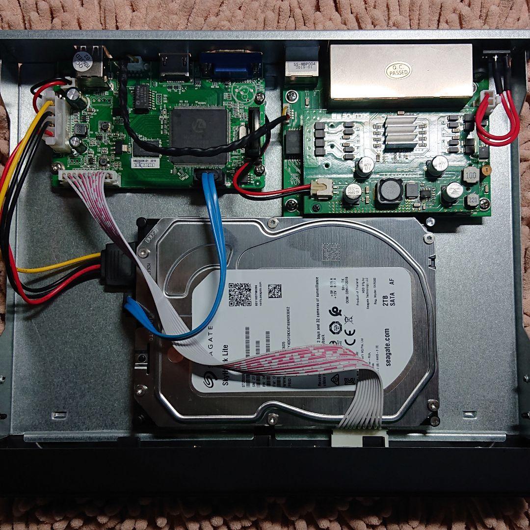 防犯カメラセット 【ジャンク品】 ANRAN NVR POE接続カメラ4台セット