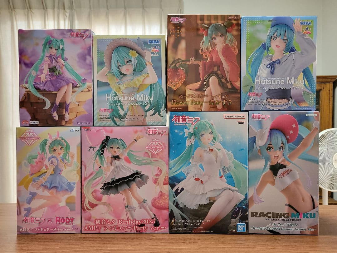 初音ミク·プライズフィギュアコレクション·8体セット④ 新品未開封